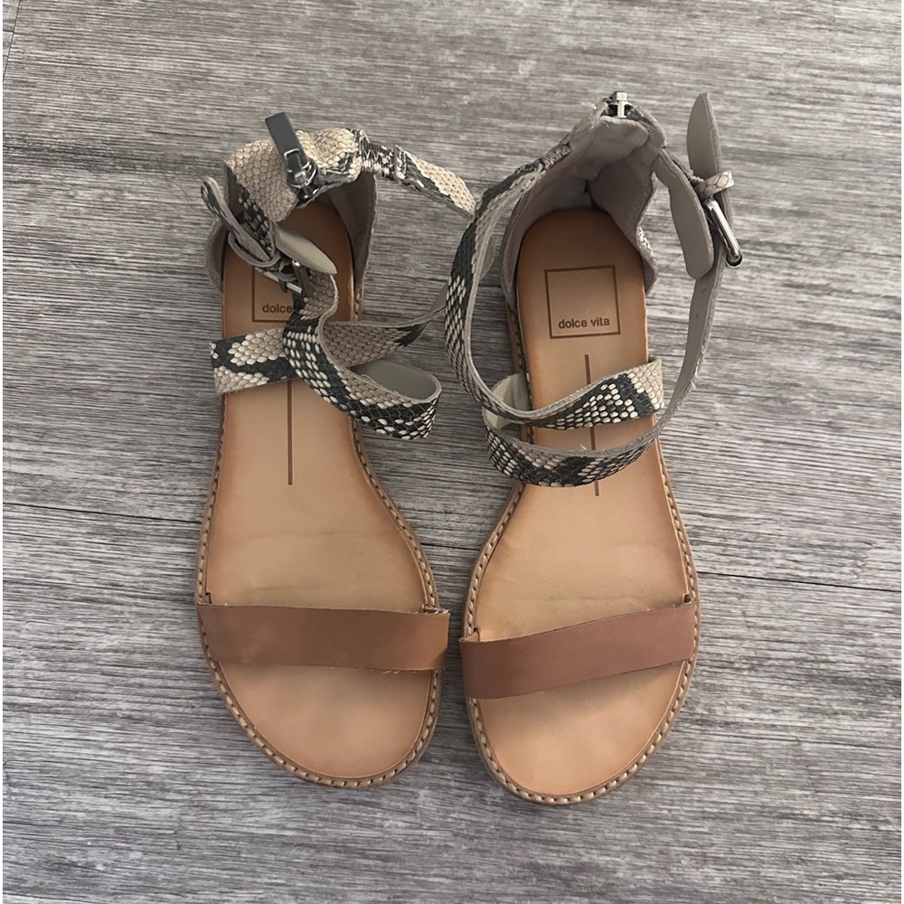 Dolce Vita zipper back sandals